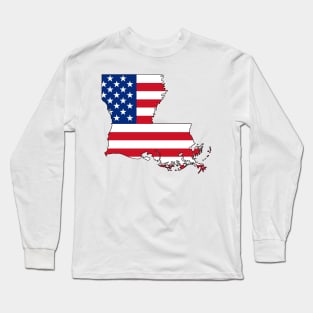 Louisiana USA Long Sleeve T-Shirt